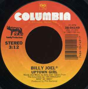 Billy Joel ‎– Uptown Girl 7”
