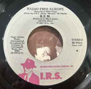 R.E.M. ‎– Radio Free Europe 7”