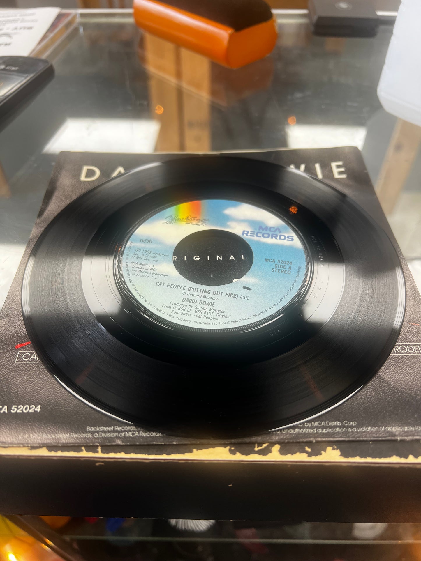 David Bowie ‎– Cat People (Putting Out Fire) 7”