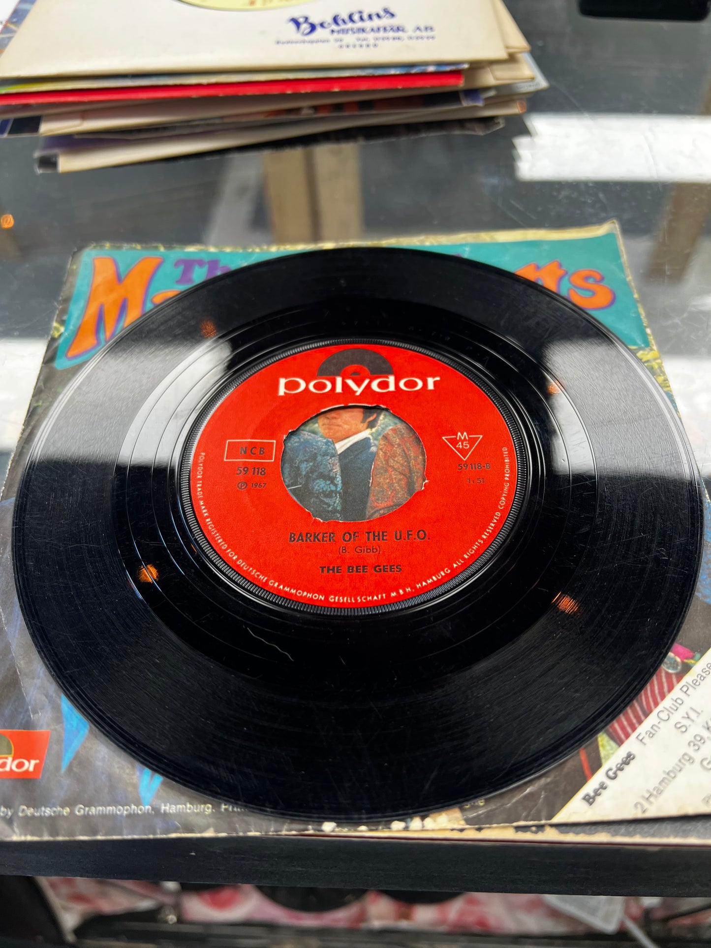 The Bee Gees ‎– Massachusetts 7”