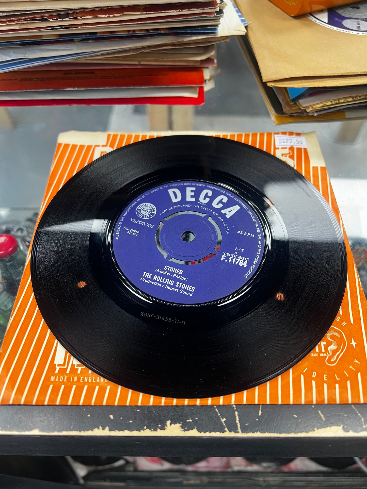 The Rolling Stones ‎– I Wanna Be Your Man 7”