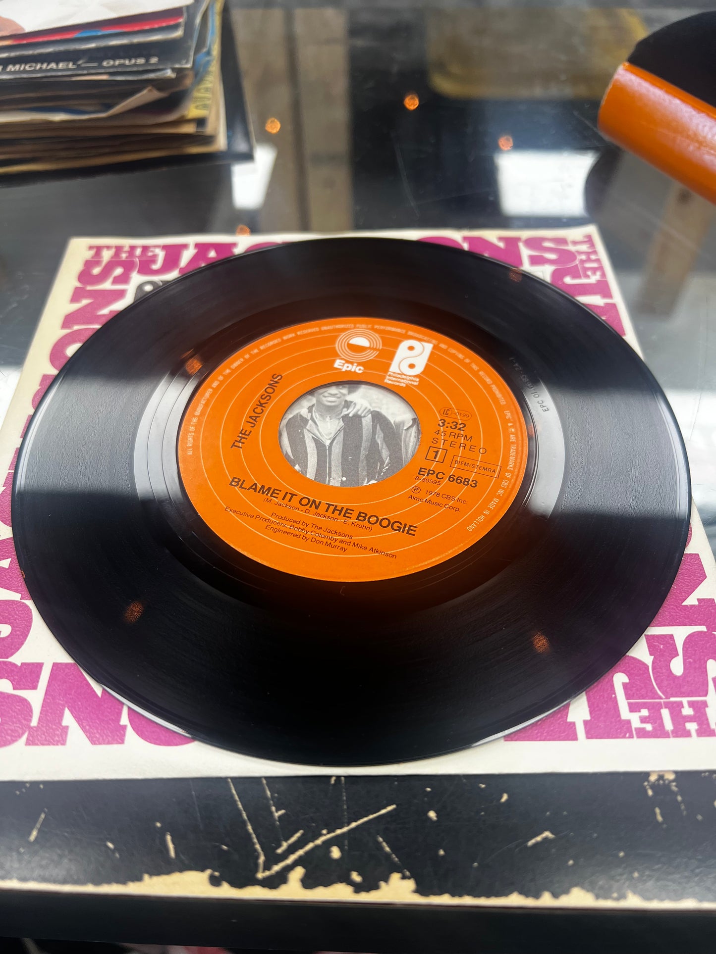 The Jacksons ‎– Blame It On The Boogie / Do What You Wanna 7”