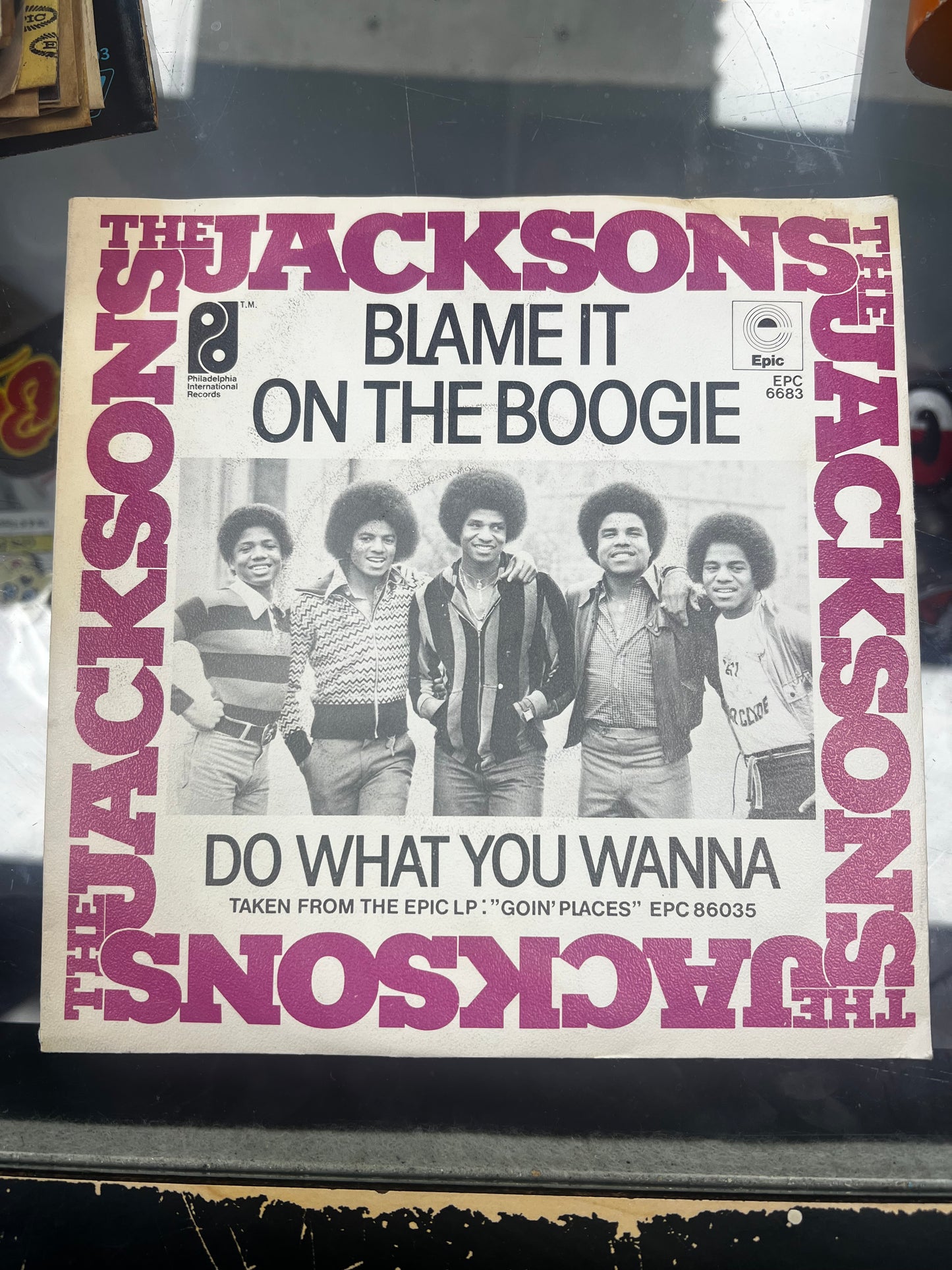 The Jacksons ‎– Blame It On The Boogie / Do What You Wanna 7”