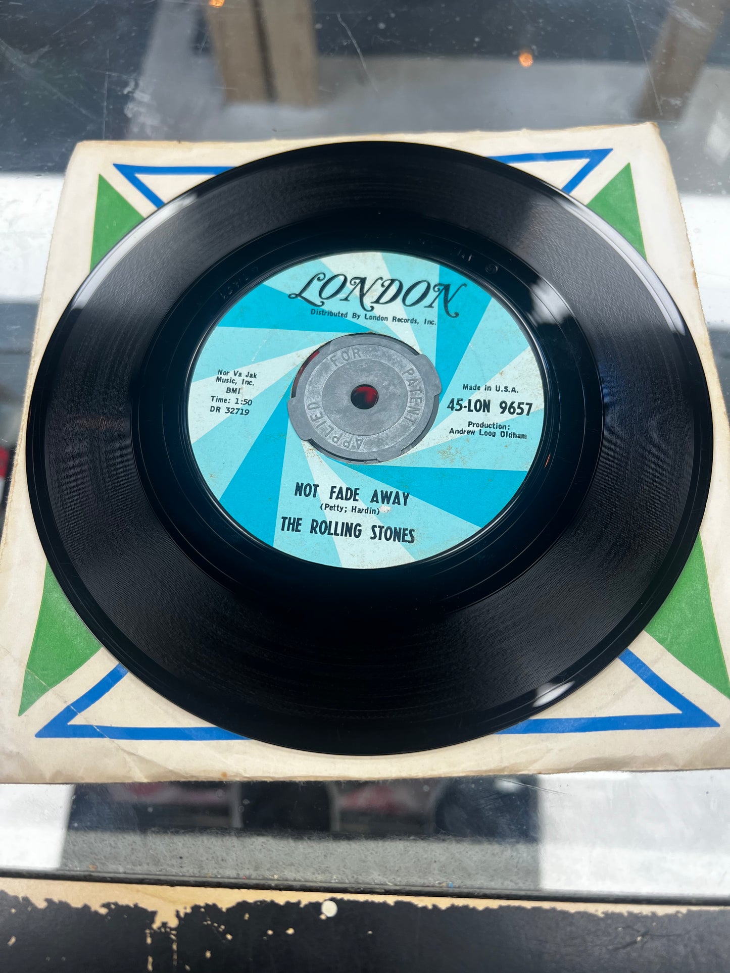 The Rolling Stones ‎– Not Fade Away 7”