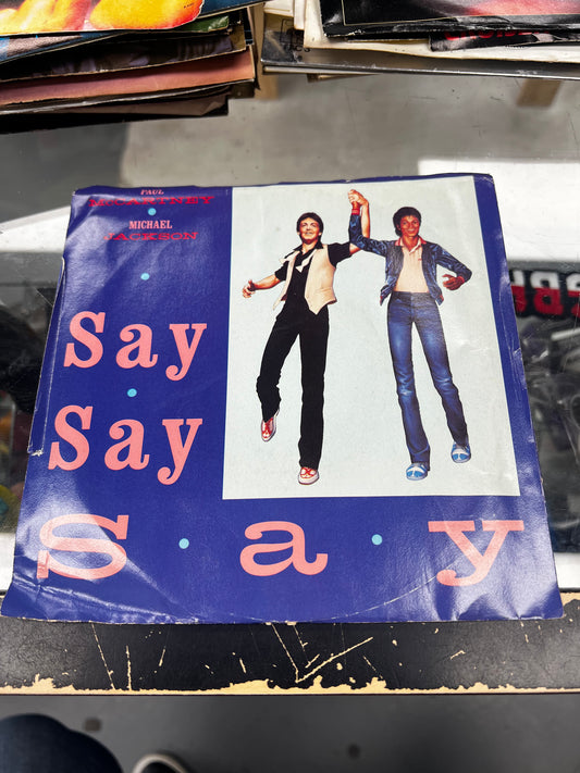 Paul McCartney And Michael Jackson ‎– Say Say Say 7”