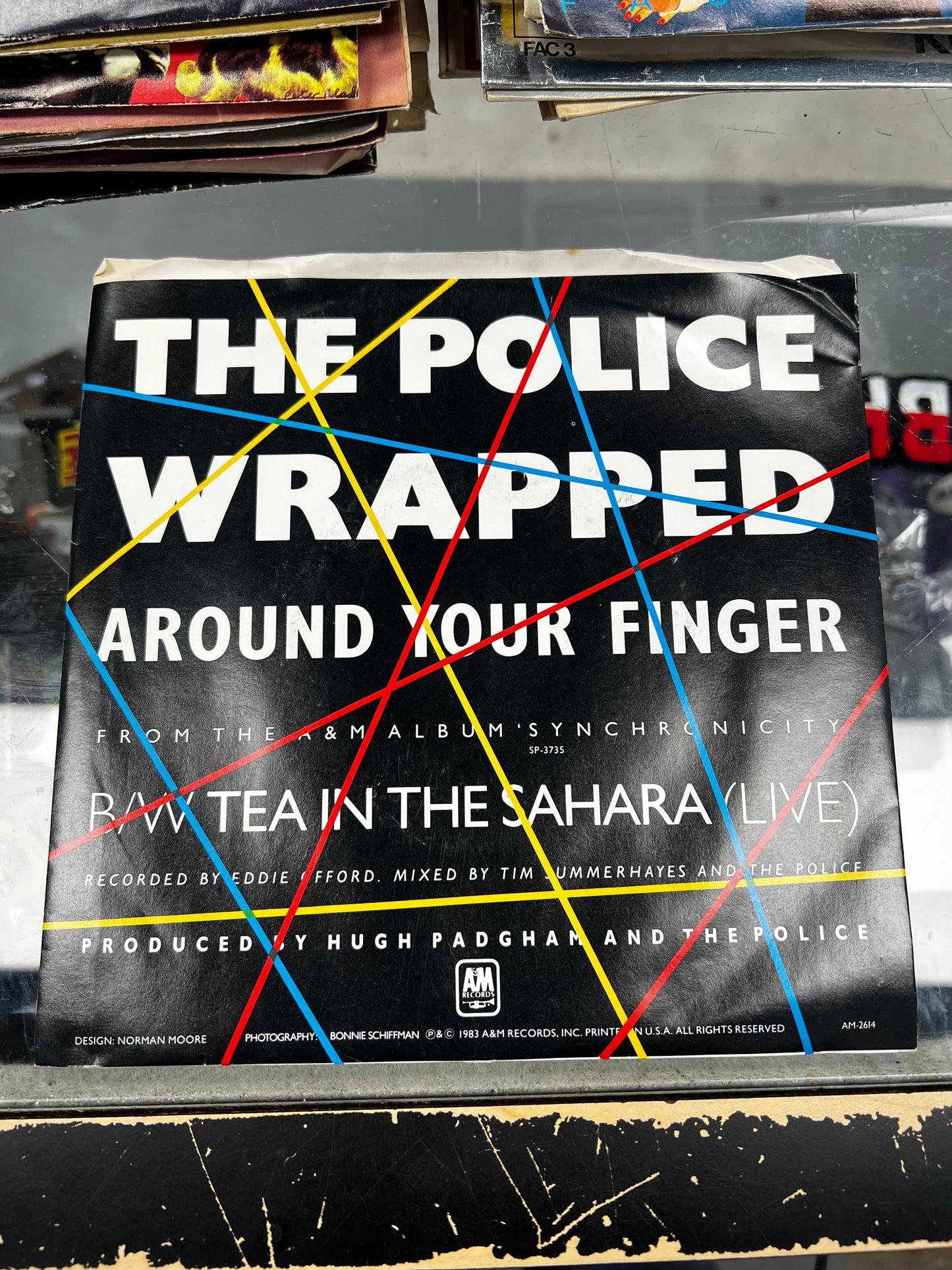 The Police ‎– Wrapped Around Your Finger 7”