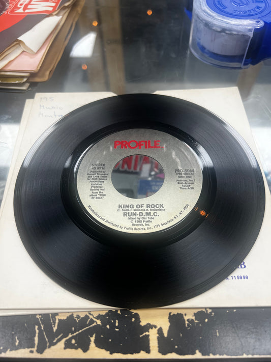 Run-D.M.C. ‎– King Of Rock 7”