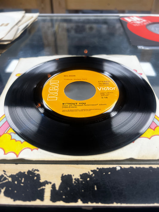 Nilsson ‎– Without You 7”
