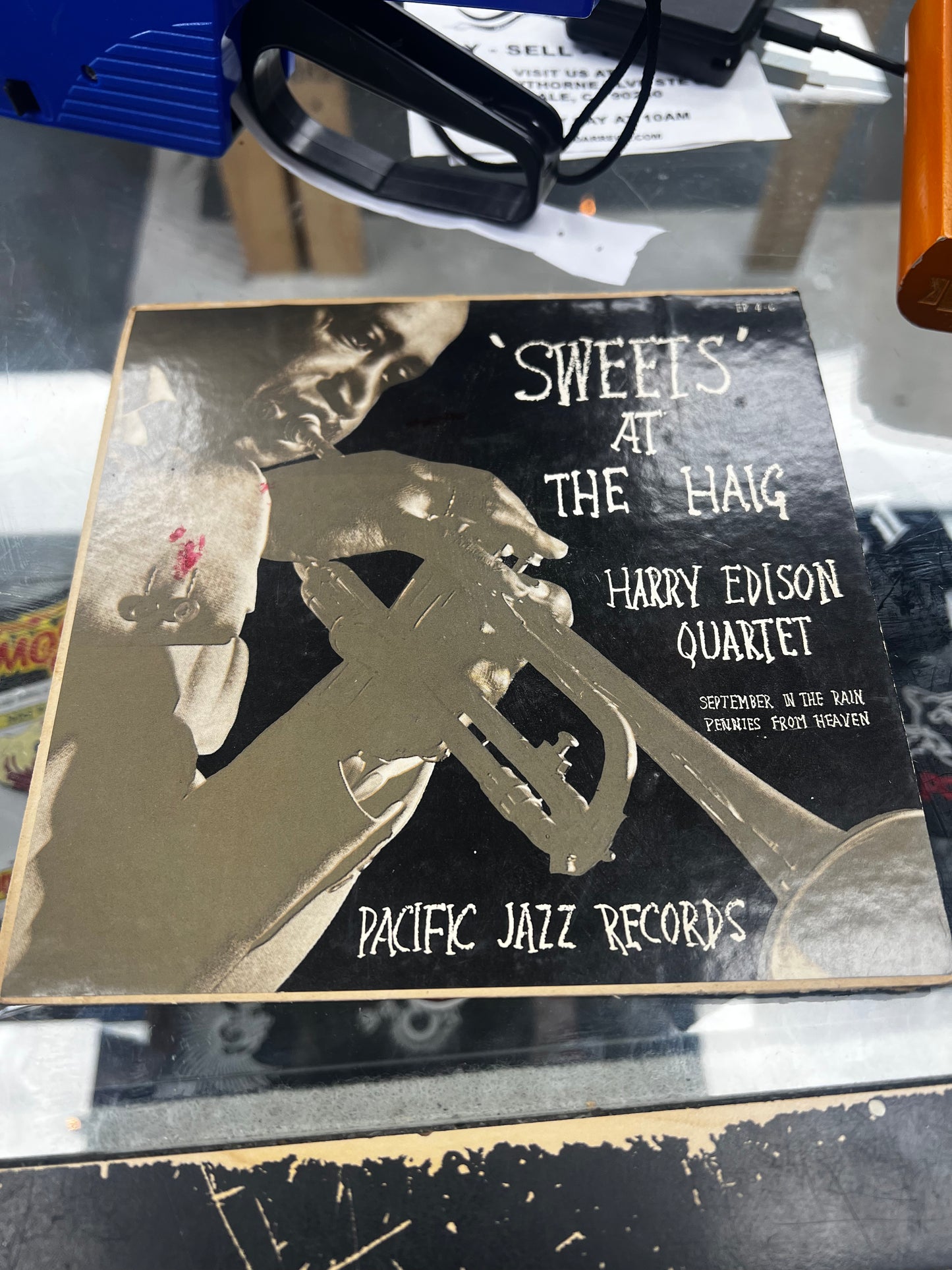 The Harry Edison Quartet ‎– "Sweets" At The Haig 7”