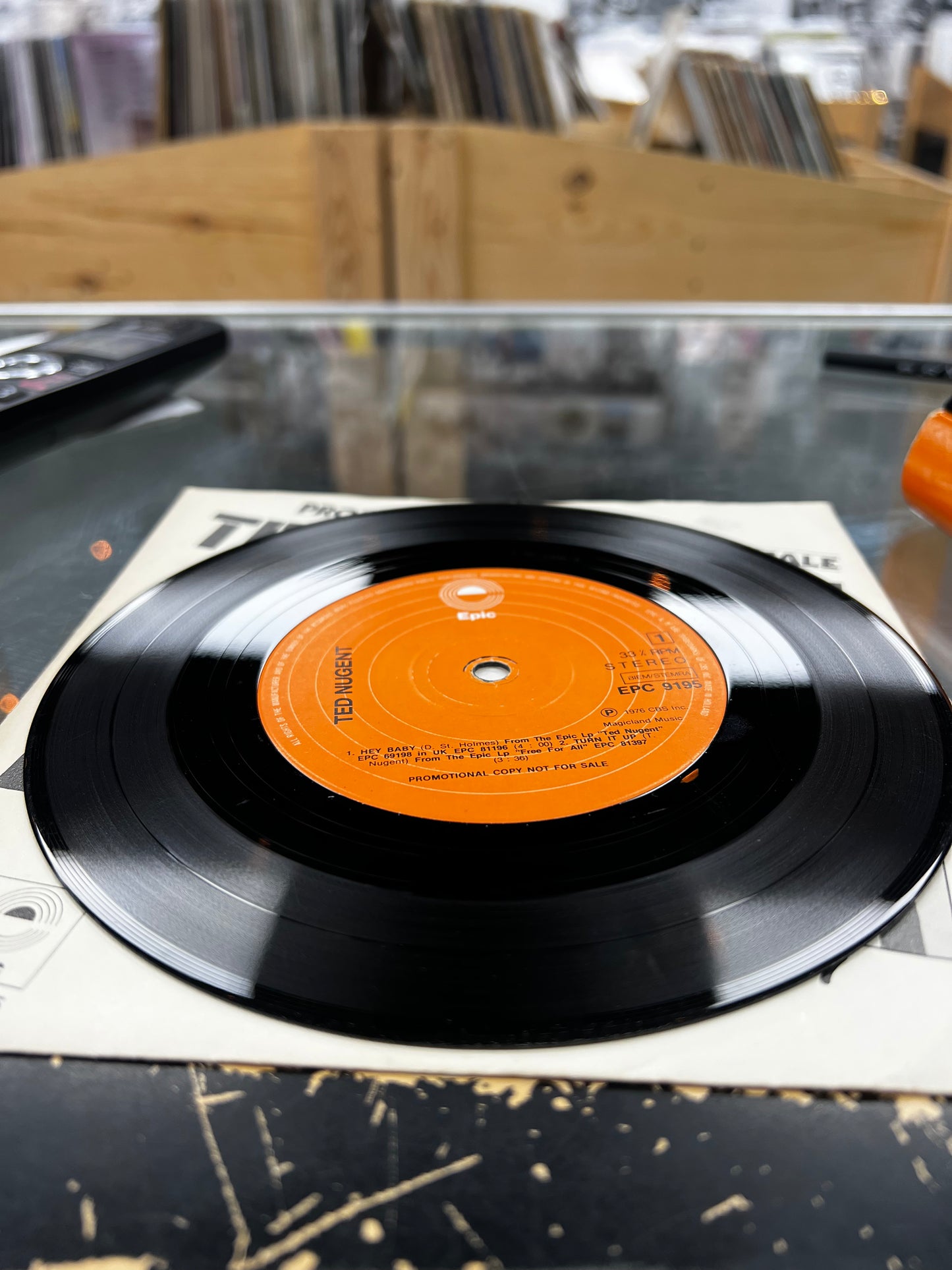 Ted Nugent / Lone Star ‎– Hey Baby / A New Day 7”