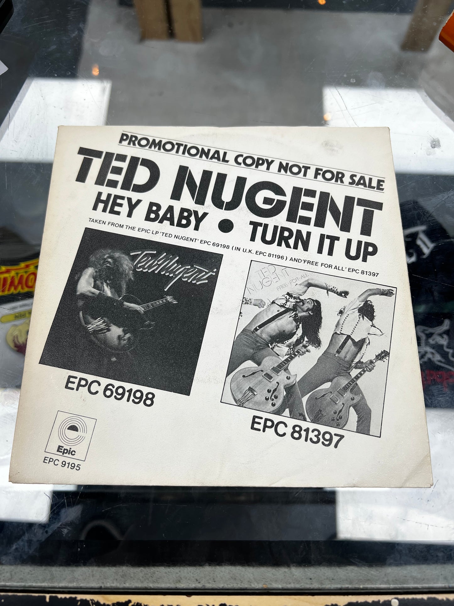 Ted Nugent / Lone Star ‎– Hey Baby / A New Day 7”