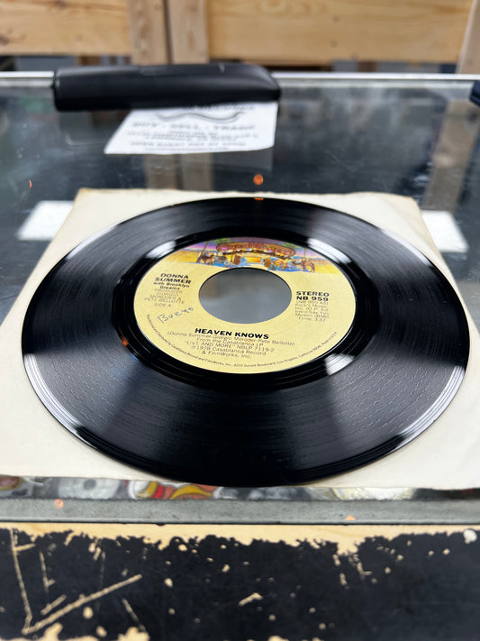 Donna Summer ‎– Heaven Knows 7”
