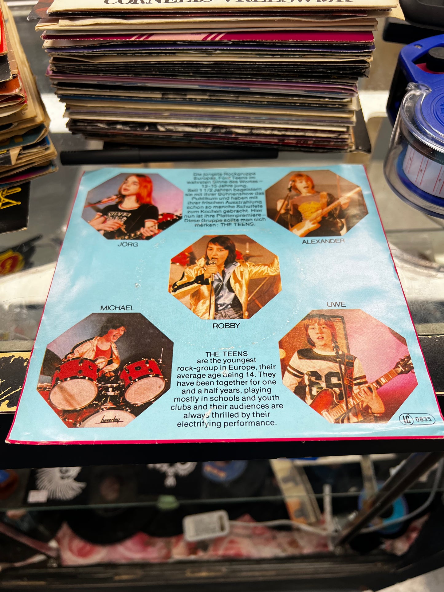 The Teens ‎– Gimme Gimme Gimme Gimme Gimme Your Love / Rollerball 7”