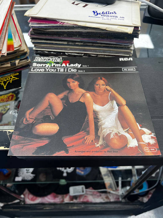 Baccara ‎– Sorry, I'm A Lady 7”
