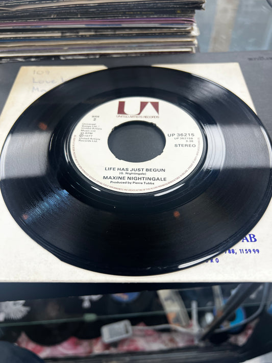 Maxine Nightingale ‎– Love Hit Me 7”