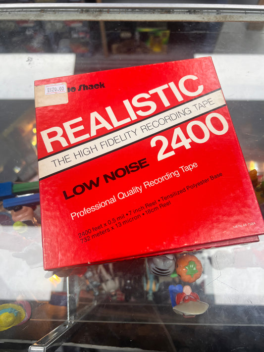 Radio Shack Realistic • HiFi Recording Tape Low Noise 2400