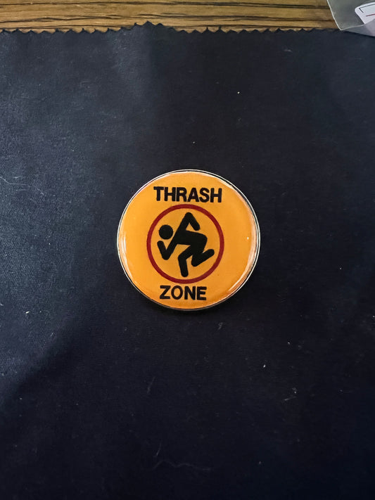 DRI “Thrash Zone” Metallic Bubble Pin