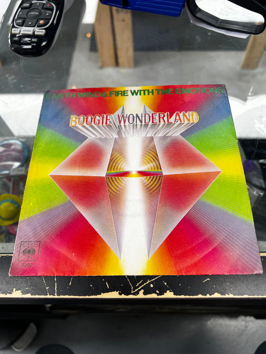 Earth, Wind & Fire With The Emotions ‎– Boogie Wonderland 7”